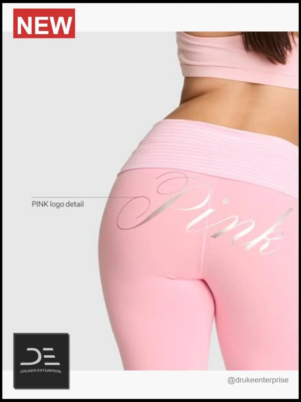 Cotton Foldover Flare Leggings with Adjustable Waistband
